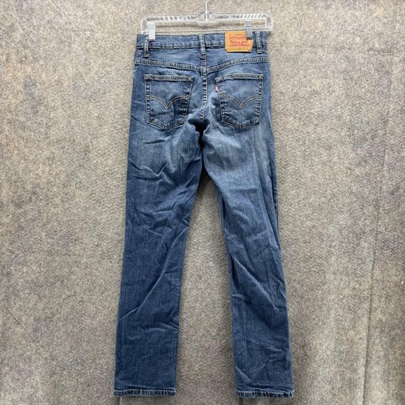 Levi's 511 Jeans Youth 14 Reg 27x27 Straight Blue Denim Pants Outdoor Slim Fit - Picture 9 of 11